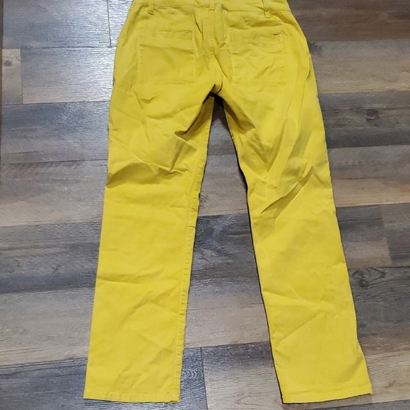 CAbi Yellow Chinos Straight-Leg Pants - Picture 9 of 9